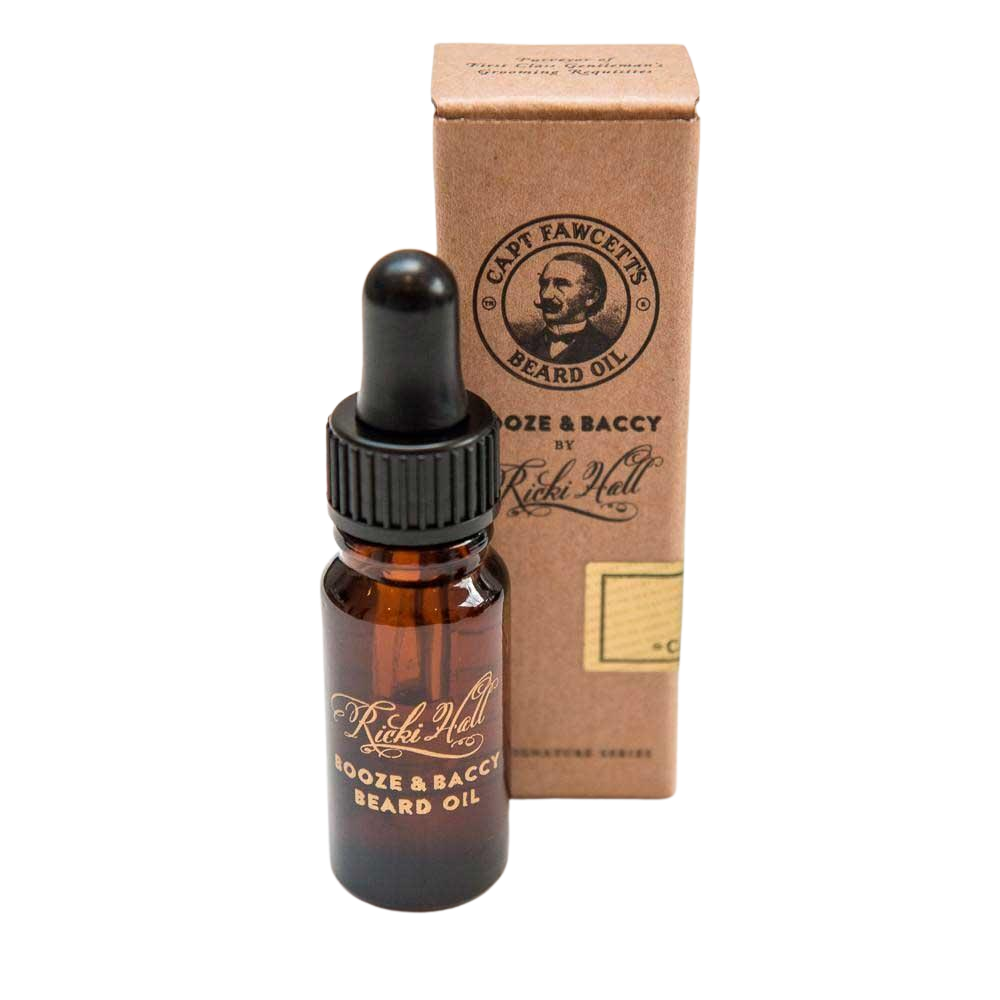 Bartöl Booze & Baccy 10 ml Bartöl Captain Fawcett