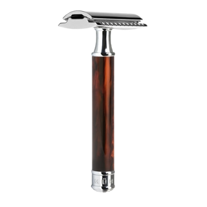 Rasierhobel Traditional Tortoise Rasierhobel Muhle - Hans-Jürgen Müller GmbH & Co. KG Geschlossener Kamm R108 - Künstliche Schildkröte