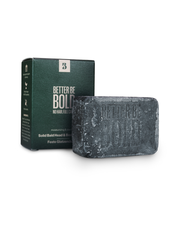 Feste Glatzendusche - Seifenstück 110G Glatzenpflege BetterBeBold