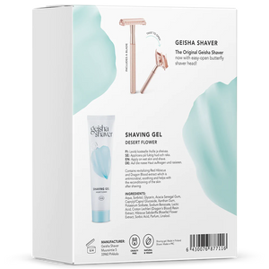 Geisha Shaver Geschenk Box Rasur Set Dick Johnson