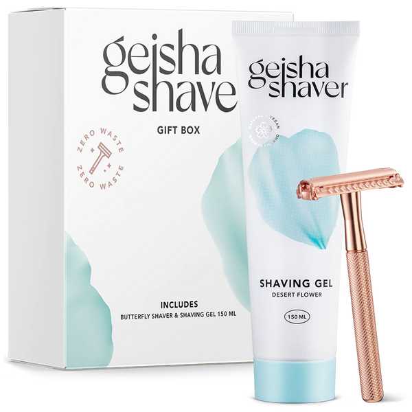 Geisha Shaver Geschenk Box Rasur Set Dick Johnson