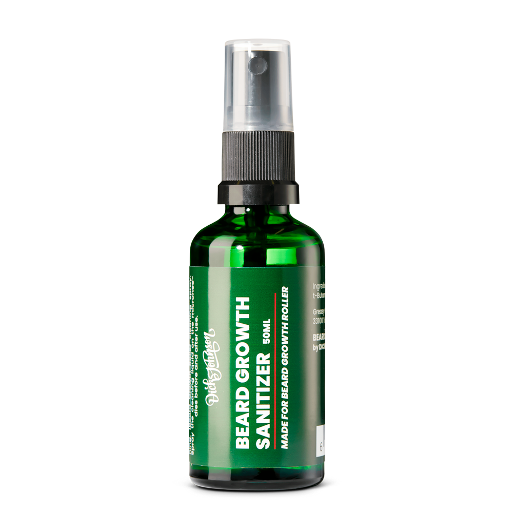 Bartroller Reinigungsspray Bartwachstum Dick Johnson