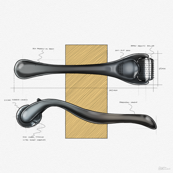 Beard Growth Roller Bartwachstum TAMB