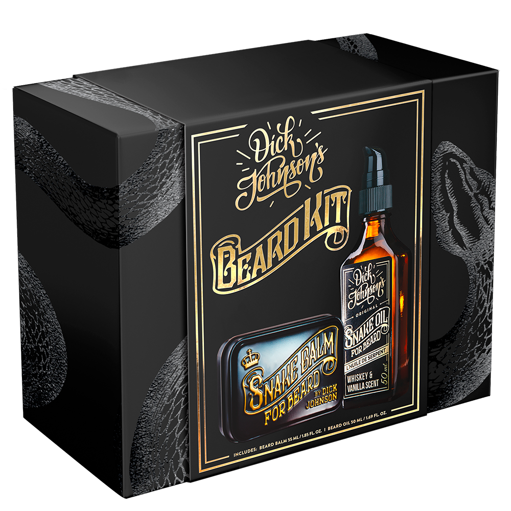 Bartpflege Kit - Dick Johnson Beard Kit Bartpflege Set Dick Johnson