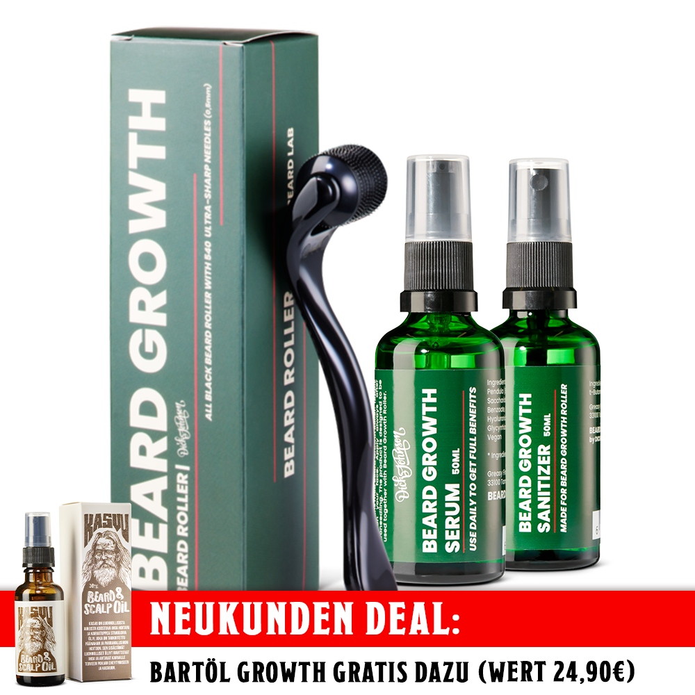 Bartwuchs Set - AKTION Bartpflege Aktion Dick Johnson