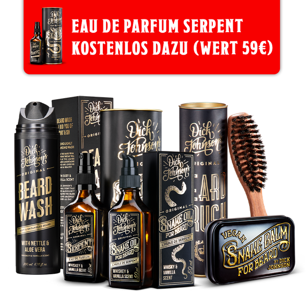 Bart Bändiger Set Bartpflege Aktion Dick Johnson