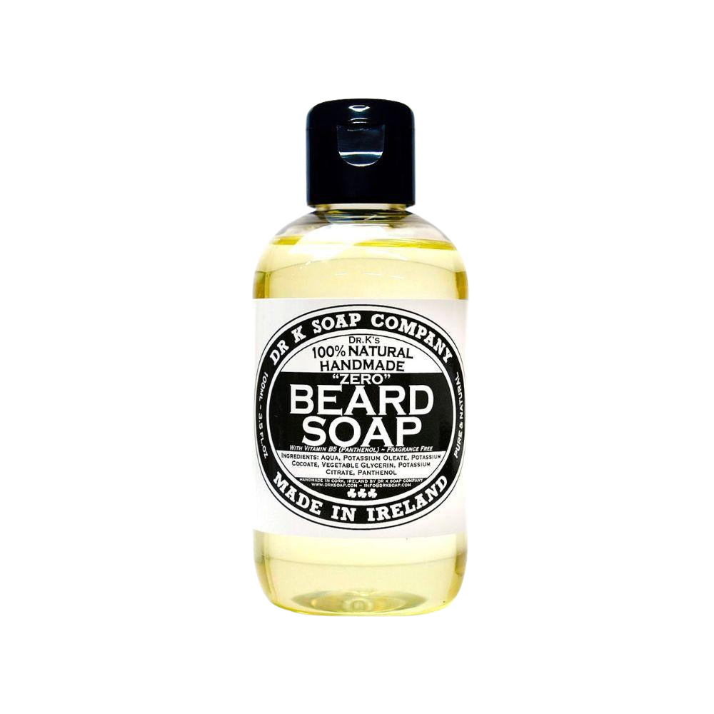 Bartseife Zero - Unparfümiert Bartshampoo Dr K Soap   