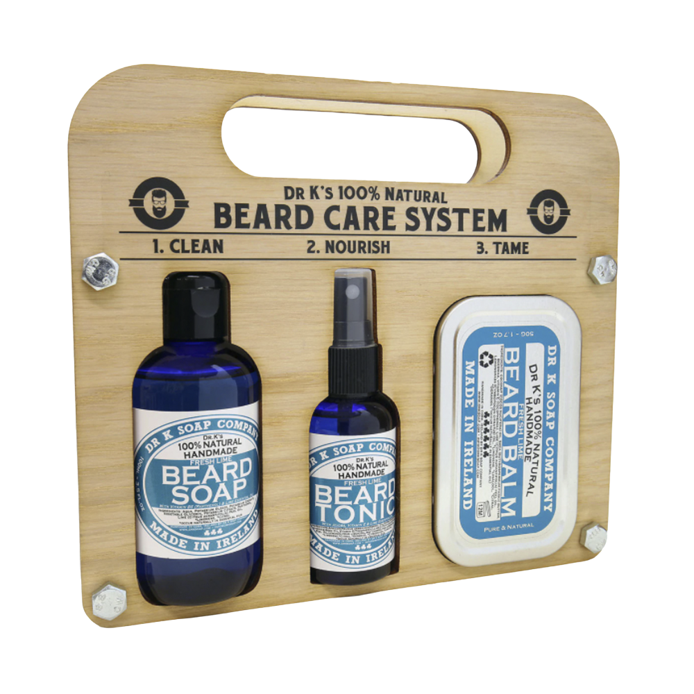 Fresh Lime Beard Care System Bartpflege Set Dr K Soap   