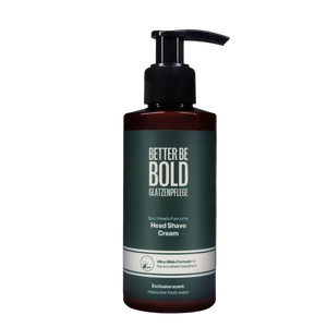 Glatzen Rasiercreme mit Ultra-Glide-Effekt Glatzenpflege BetterBeBold