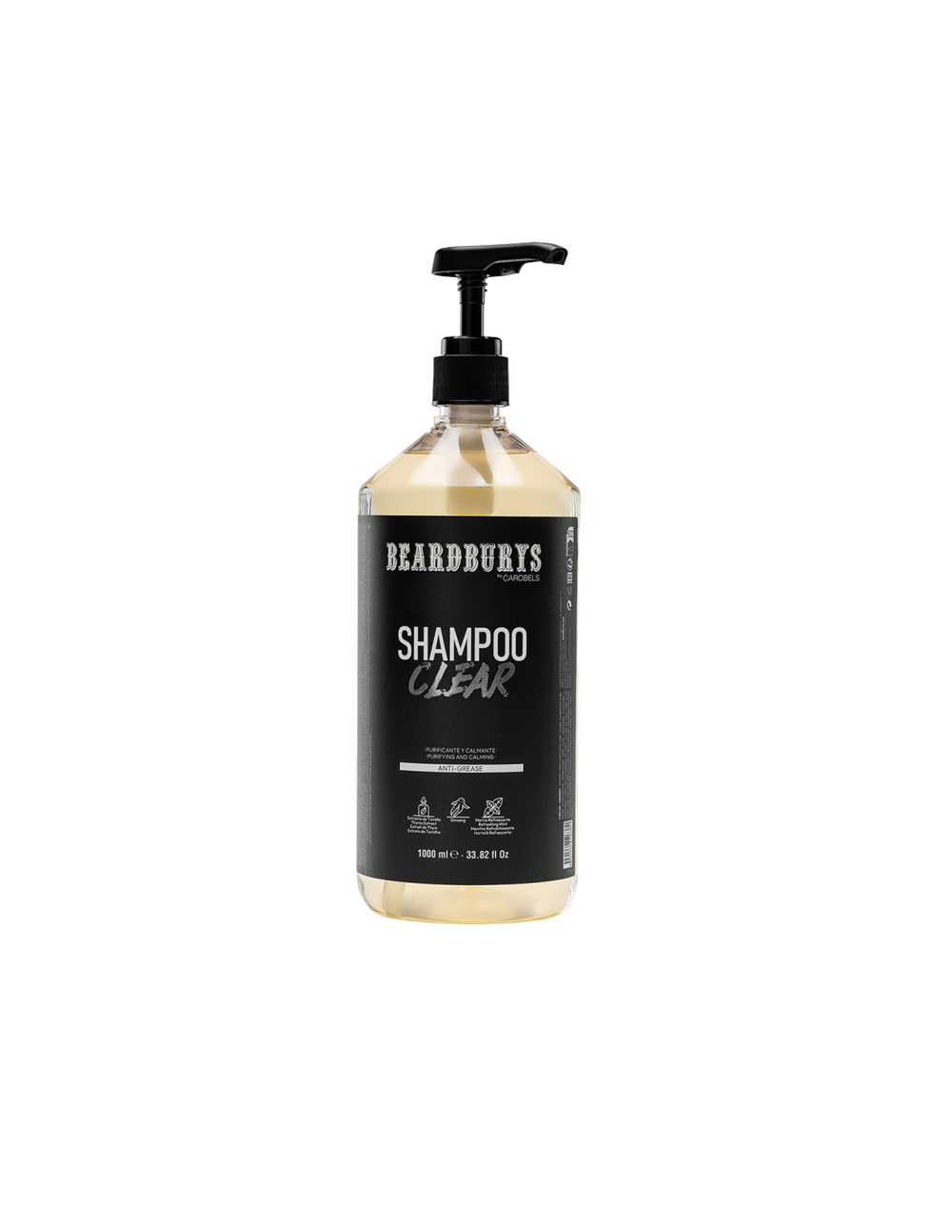Shampoo Clear 1000ml Shampoo Carobels Cosmetics S.L.