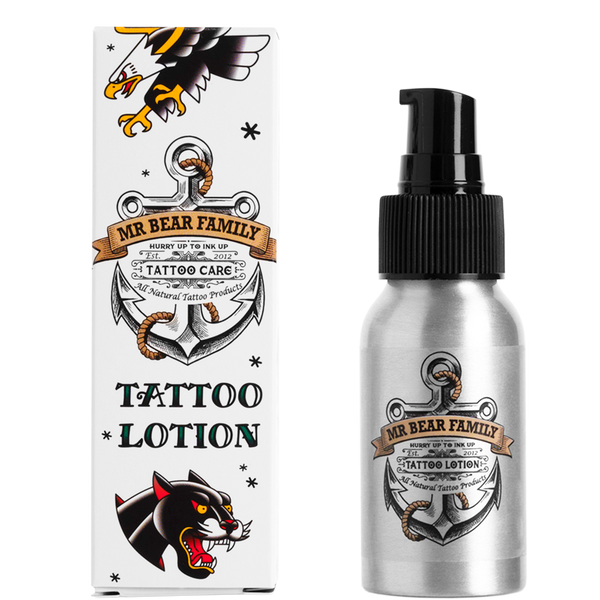 Tattoo Creme 50ml - Tattoo Lotion Tattoopflege Mr Bear Family   