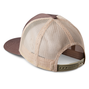 Trucker Mütze Snapback -  Brown Khaki Kleidung GLOBAL GEAR - MIKA ALEN   