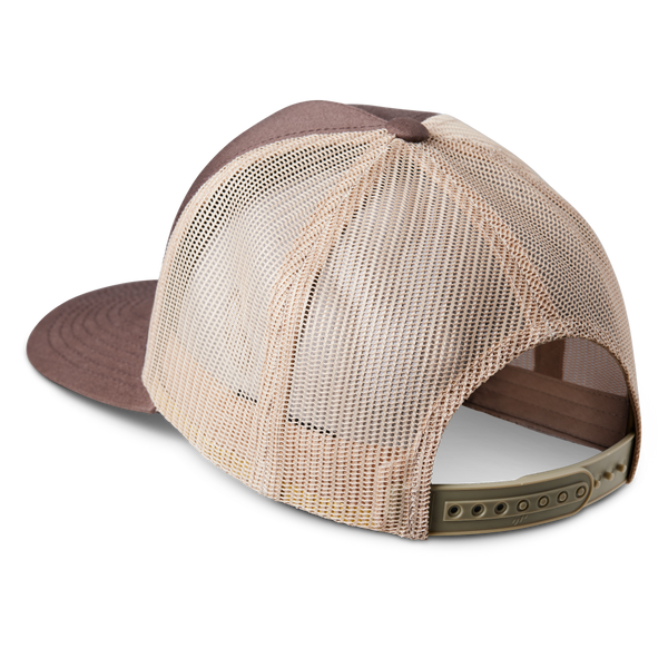 Trucker Mütze Snapback -  Brown Khaki Kleidung GLOBAL GEAR - MIKA ALEN   